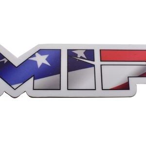 MIP AMERICAN FLAG DIE CUT STICKERS 3/73'X1