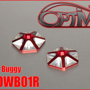 6MIK 1/8 WING BUTTON  - RED - Image 1