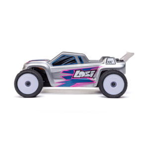 1/28 Micro-T 2S 2WD RTR Stadium Truck (Battery & Charger Included), Silver - Image 15