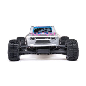 1/28 Micro-T 2S 2WD RTR Stadium Truck (Battery & Charger Included), Silver - Image 14