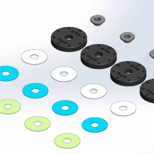 MIP Bypass1™ Pistons, 8-Hole Set