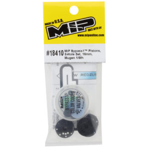 #18410 - MIP Bypass1™ Pistons, 8-Hole Set, 16mm, Mugen, Sparko 1/8th - Image 5