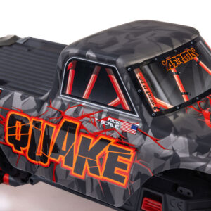 ARRMA 1/10 QUAKE 223S DSC 2WD RTR Brushless Monster Truck, Red - Image 11