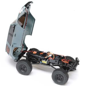 1/24 SCX24 Toyota 4Runner 4X4 RTR Brushed Rock Crawler (Battery & Charger Included), Grey - Image 16