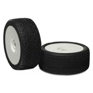 6MIK MISTIK - 21/40 (HARD) PRE MOUNTED BUGGY TYRES (4)