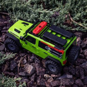 1/30 SCX30 Jeep Wrangler JLU 4X4 RTR Brushed Rock Crawler (Battery & Charger Included), Green - Image 7