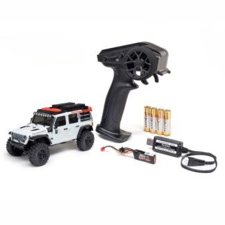 1/30 SCX30 Jeep Wrangler JLU 4X4 RTR Brushed Rock Crawler (Battery & Charger Included),