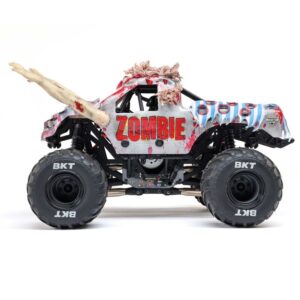 1/18 Mini LMT Zombie 2S 4X4 RTR Brushed Monster Truck (Battery & Charger Included), Red - Image 8