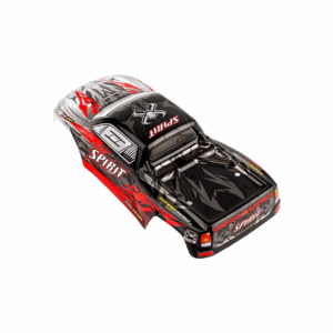 RED PAINTED BODY X-LINE 4WD 1/16 SCALE - Image 2