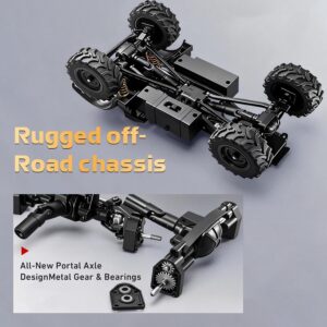 MN-333 1/18 Scale Unimog U4000 4WD RC Rock Crawler - Image 4