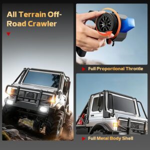 MN-333 1/18 Scale Unimog U4000 4WD RC Rock Crawler - Image 6
