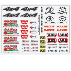 Toyota Land Cruiser MN82 Decal Sheet A5